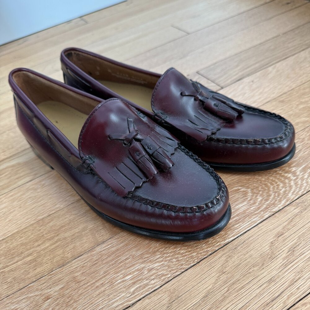 G.H. Bass Weejuns Brown Leather Tassel Loafers